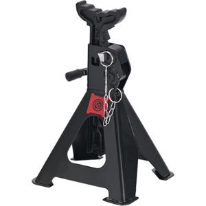Jack Stands - 6 tons, 15-7/10", 24-2/5", Locking Pin, 6 Tons, Iron Support, Steel Frame