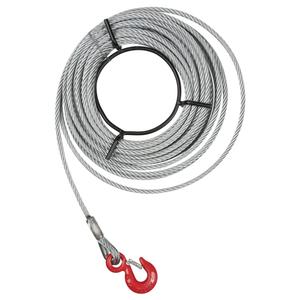 Galvanized Puller Cable - 6400 lbs. (2900 kg), 6 x 19, 5/8", 66' (20 m)