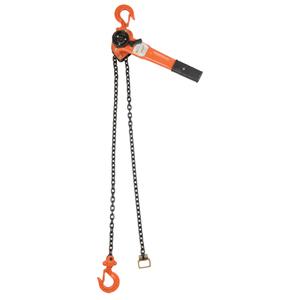 Lever Chain Hoist - 1000 lbs. (0.5 tons), 5', Alloy Steel, Grade 80
