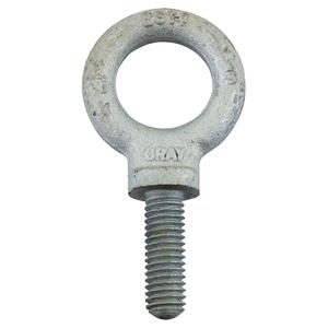 Eye Bolt - 2000 lbs. (1 tons), Galvanized, 1-13/16", 1-3/8", With Shoulder, Fully Threaded, 1-1/16", 1-13/16", 3-1/2" L x 2" W x 3/4" H
