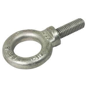 Eye Bolt - 2600 lbs. (1.3 tons), Galvanized, 2-1/8", 1-1/2", With Shoulder, Fully Threaded, 1/2" - 13", 1-3/16", 2-1/8"