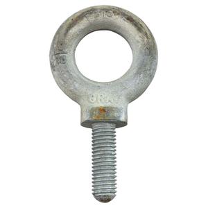 Eye Bolt - 3200 lbs. (1.6 tons), Galvanized, 2.3125", 1-5/8", With Shoulder, Fully Threaded, 1-1/4", 2-5/16", 4-3/4" L x 2-1/2" W x 1" H