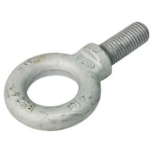 Eye Bolt - 7200 lbs. (3.6 tons), Galvanized, 2-13/16", 2", With Shoulder, Fully Threaded, 1-1/2", 2-13/16", 3/4" - 10"