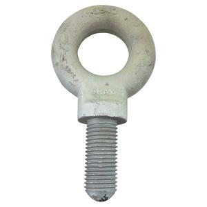Eye Bolt - 21000 lbs. (10.5 tons), Galvanized, 4-7/16", 3", With Shoulder, Fully Threaded, 1-1/4" - 7", 2/16", 4-7/16"