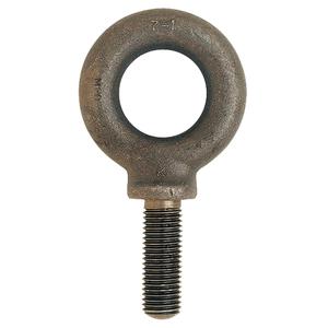Eye Bolt - 8470 lbs. (4.235 tons), Uncoated Natural Finish, 90.40 mm, 2-1-/2", With Shoulder, Fully Threaded, 44", 90.4 mm, M24 x 3", 6-3/4" L x 3-1/2" W x 1-1/2" H