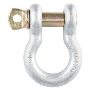 Screw Pin Anchor Shackle - 1-3/8", 27000 lbs. (13.5 tons), Screw Pin, Hot Dip Galvanized, 1-1/2"