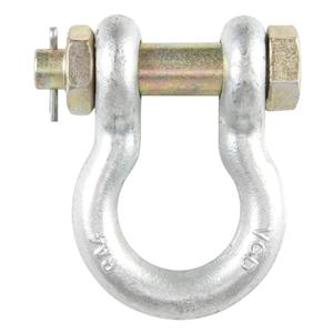 Bolt Type Anchor Shackle - 1", 17000 lbs. (8.5 tons), Bolt Type, Hot Dip Galvanized, 1-1/8"