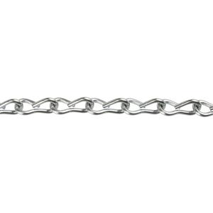 Single Jack Chain - 29 lbs. (0.0145 tons), 100' (3.05 m), Not Graded, #12, Low Carbon Steel, Zinc Plated