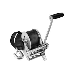 Single Speed Trailer Winches - 900 lbs. (409 kg), 39 : 1, 6'', Single Speed, 36' x 1/4'', 12' x 2", Included, Not Included