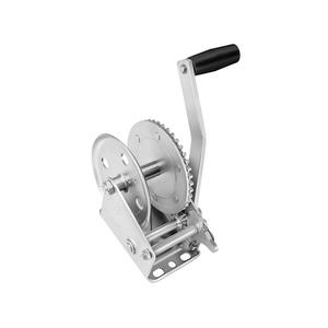Single Speed Trailer Winches - 1100 lbs. (500 kg), 43 : 1, 7'', Single Speed, 30' x 5/16'', 20' x 2", Not Included, Not Included
