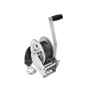 Single Speed Trailer Winches - 1800 lbs. (818 kg), 62 : 1, 10'', Single Speed, 20' x 7/16'', 20' x 2", Included, Not Included