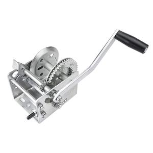 Two Speed Trailer Winches - 2000 lbs. (909 kg), 87 : 1, 10'', Two Speed, N/A, 20' x 2", 1", Not Included