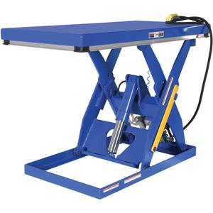 Hydraulic Scissor Lift Table - 60" L x 30" W, 3000 lbs., 43", 7", Steel, 787 lbs.