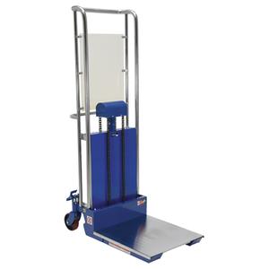 Hefti-Lift Load Stacker - 880 lbs., 23" W x 24" D, 4-1/2", 59", Foot Pump, 270 lbs., Steel