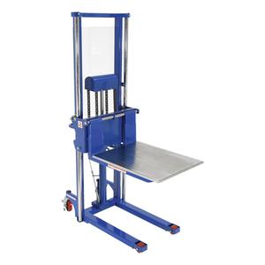 Hefti-Lift Load Stacker - 1500 lbs., 23" W x 31-1/2" D, 4", 63", Foot Pump, 420 lbs., Steel
