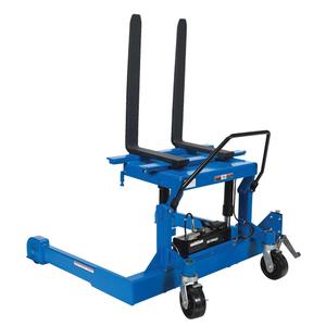 Straddled Ergonomic Tilter - 28-1/2", 2000 lbs., 90°, 37", 3", 886 lbs., Air/Oil Powered