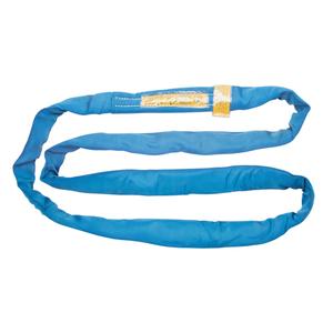 Polyester Round Sling - Blue, 4", 10', 23000 lbs., 18400 lbs., 46000 lbs.
