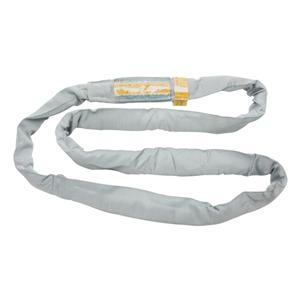 Polyester Round Sling - Grey, 4", 6', 32000 lbs., 25600 lbs., 64000 lbs.
