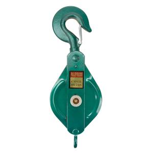 Pulley Block - 3", 3/8", 1000 lbs., Pulley, Cast Iron, Wire Rope/Conductor Cable, Single