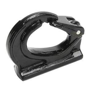 Weld On Hook - Slip Hook with Latch, 10000 lbs., Alloy Steel, Grade 80