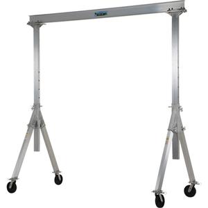 Adjustable Aluminum Gantry Crane - 2000 lbs. (1 tons), 8', 8.2', 5.7', Glass Filled Nylon