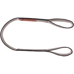 Polyester Web Sling - 4', 1", Type 3, Double, 3100 lbs., 2400 lbs., 6200 lbs., Double Eye, White