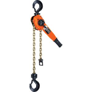 Series 653™-A Ratchet Lever Hoist - 6000 lbs. (3 tons), 10', Steel, 87 lbf., Powder Coated, ASME B30.21, 5 Years