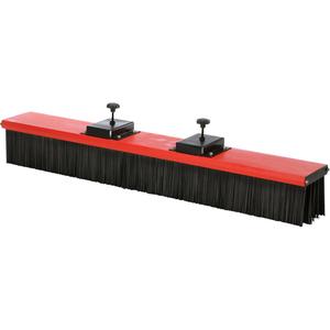 Fork Truck Mounted Brush Sweeper - Powder Coated, 61" x 5" x 9", 5" x 8" x 2", 60"