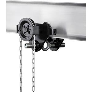 HTG Geared Clevis Trolley - 4409 lbs. (2 tons), 2-39/64" - 8-43/64", 0.99", 45.28"