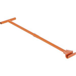 Steel Machine Roller Steering Bar Handle - 36", Orange, Ductile Iron