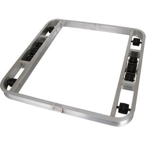 Pallet Dolly - 7200 lbs., 36", 36", 4.5", Phenolic Rollers, Aluminum, Tilt, 10