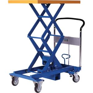 Dandy Lift™ Scissor Lift Table - 34-4/5" L x 23-3/5" W, 770 lbs., 49.8", 13.6", Steel, 38", 42 1/10", 23 3/5", 35 4/5", 23 3/5"