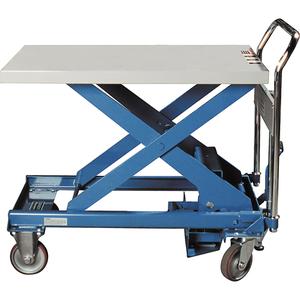 Dandy Lift™ Scissor Lift Table - 28" L x 17-7/10" W, 330 lbs., 29", 8.3", Steel, 38", 37 7/10", 17 7/10", 28", 17 7/10"