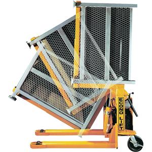 Tote Box Tilter - 34", 2000 lbs., 94°, 35-1/2", 3-1/2", 17", 6", 500 lbs., 3" x 1-1/2"