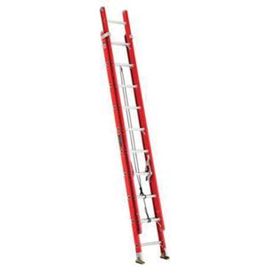 Extension Ladder - 17', Fibreglass, 300 lbs., 18.50", D, 1A, 1A, 20', 10-1/2", 13.417", 20, 1.5"