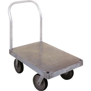 Aluminum Platform Truck - 30", 60", 34", 2000 lbs., 8", Rubber, Smooth, Smooth Deck, 11"