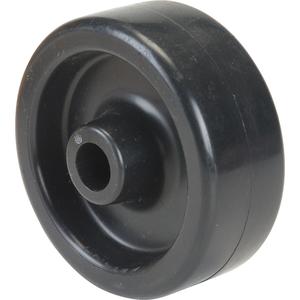 Wheels - 3" (76 mm), 300 lbs. (136 kg.), Plain, 1-3/16", 1-1/4" (31.75 mm), 19/16", Polyolefin