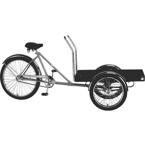 Front Load Tricycles - 600 lbs., 26", 90", Orange