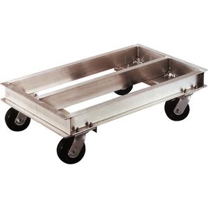 Heavy-Duty Aluminum Dollies - 2000 lbs., 36", 21", 10", Phenolic, 36" W x 21" L