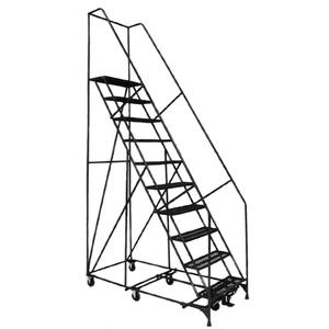 All Directional Ladders - 10, 100", 14", Steel, 24", Anti-Skid, 133", 74", 32"
