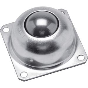 Steel Ball Transfers - 200 lbs., 250 lbs., 1.5", 4 Hole Base Mount, 19.25 lbs.