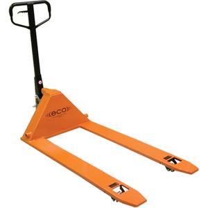 ECO "MO" Super Low Profile Pallet Truck - 44.1", 20.5", 2200 lbs., Steel, 6-1/2", 4", 1.375"