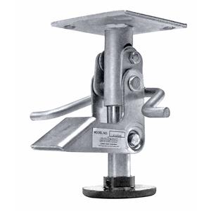 Heavy-Duty Floor Lock Brake - 5-7/8", 4-15/16", 4" x 4-1/2", 2-5/8" to 3" x 3" to 3-5/8", 3/8"