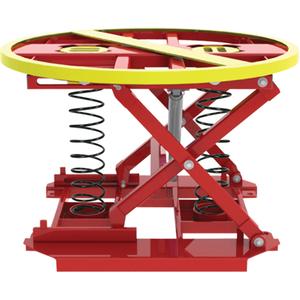 Pallet Pal® 360 Spring Level Loader - 43-5/8" L x 43-5/8" W, 4500 lbs., 28", 9.5", Steel