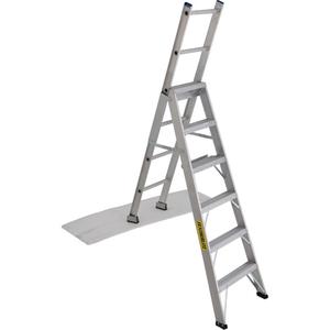 2700 Series Industrial Duty Multi-Way Ladders - '-, 6', 12', Aluminum, 250 lbs., 1, 1, 12', 9', 6'