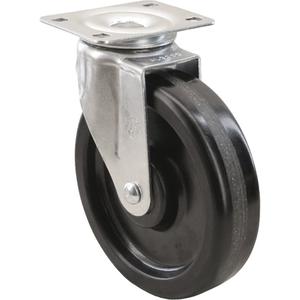 General Purpose Caster - 5" (127 mm), 250 lbs. (113 kg.), Phenolic, Swivel, Steel, 1-1/4" (31.75 mm), 2-13/16" x 3-1/16" (71 mm x 78 mm), 5/16" (7.93 mm), 2-3/4" x 3-3/4" (70 mm x 95 mm)