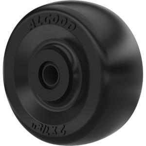 Envirothane™ Wheels - 2" (51 mm), 125 lbs. (56 kg.), Nylon, 1/4", 7/8" (22 mm), 1", 45 - 65 D Scale, '-43°C to 110°C