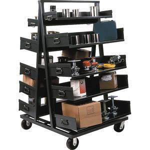 Adjust-A-Tray Trucks - 64", 30", 38", 2500 lbs., 6", Plastic, 14