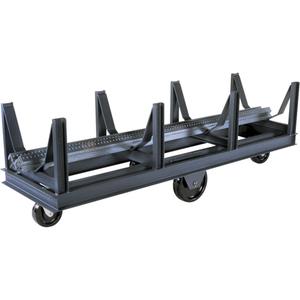 Bar Cradle Truck - 29", 96", 28", 10000 lbs., 12", Phenolic