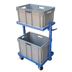 Stock Cart - 2, 200 lbs., 30-11/16", Steel, 37-5/8", 19-1/4", Mold-on Rubber, 28-1/8", Knock Down, Lip Up, 2", 1-1/2", Mold-on rubber, Baked-in powder coat